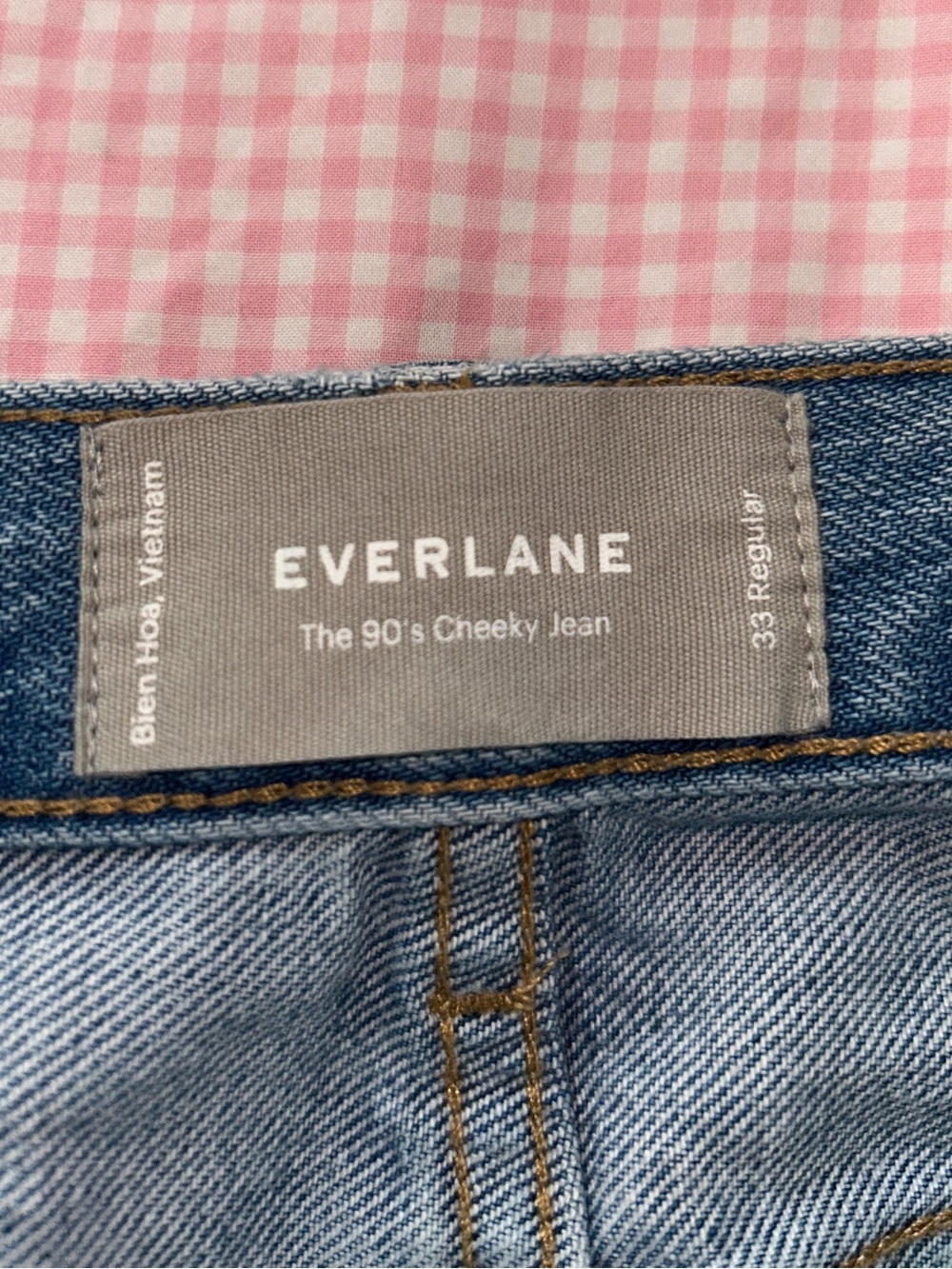Everlane light blue denim 90's Cheeky Boyfriend Jean